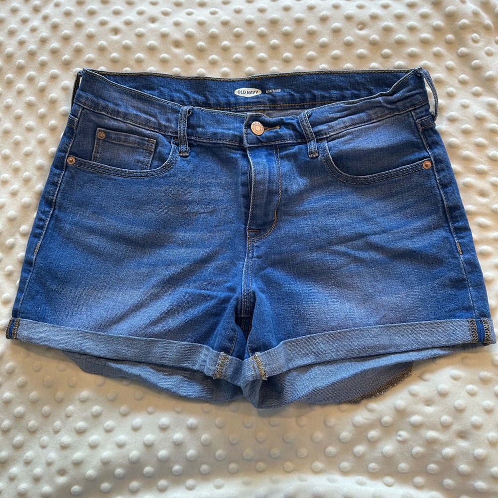 Old Navy Boyfriend Blue Denim Women’s Shorts